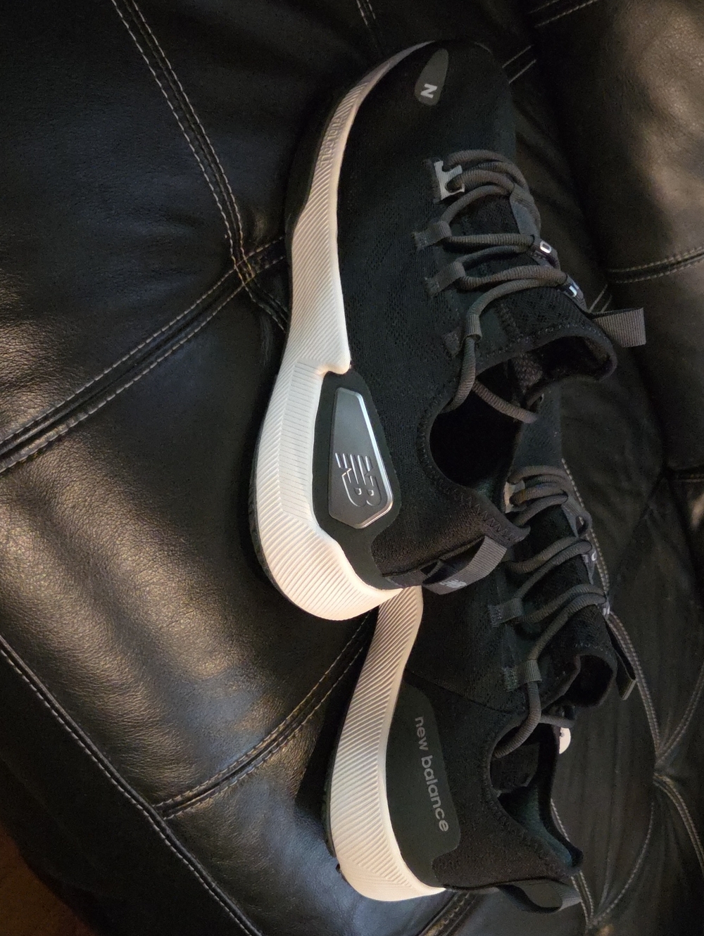 New Balance FuelCell Trainer V2 Black and White Men's Running Sneakers